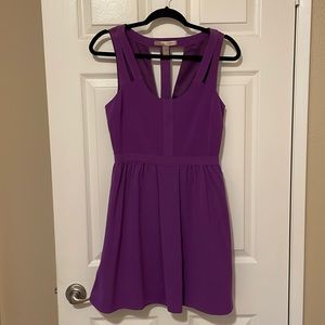 Skater dress with cut out details
